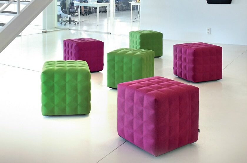 Poufs acoustiques - Buzzi Cube