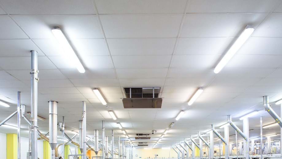 Plafond industrie Hygine Foodtec Baffle